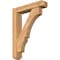 Ekena Millwork Balboa Craftsman Smooth Bracket w/ Offset Brace, Western Red Cedar, 5 1/2"W x 26"D x 34"H BKT0604X26X34BOA04SWR - alternate 1